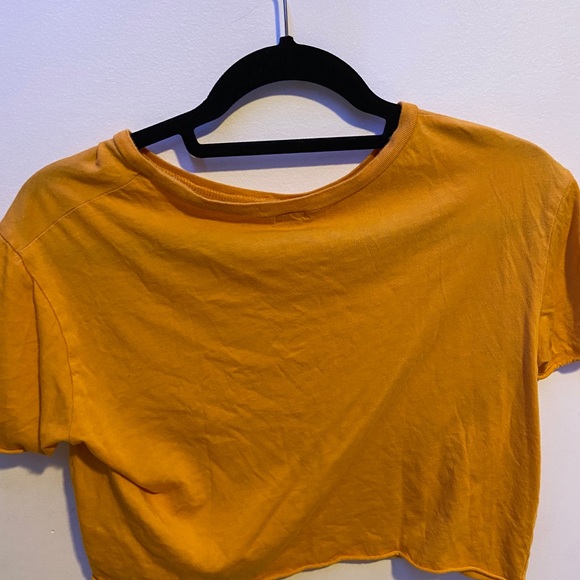 yellow crop top! - Picture 3 of 3